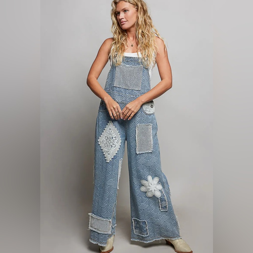 NEW POL Bestseller 26 collection : Patchwork Women denim overalls